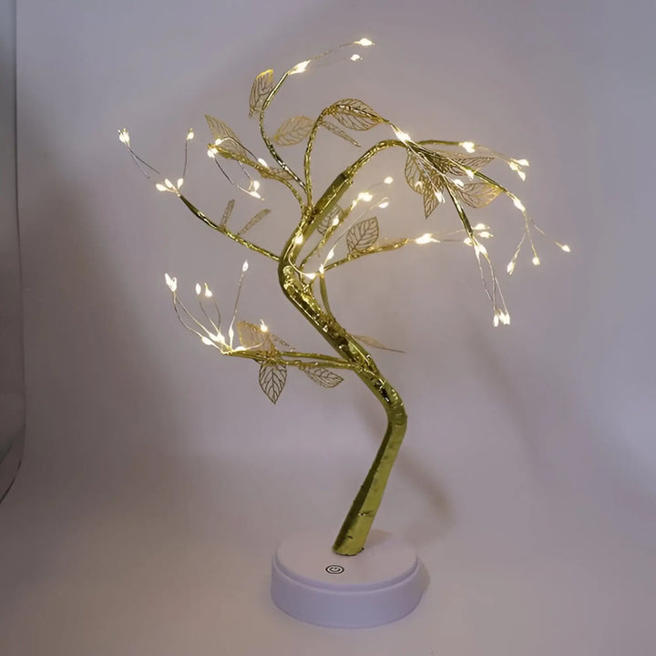 Lampara Decorativa Bonsai Dorado En Oferta en Ecuador